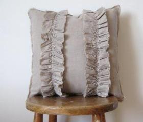 Two Line Cloth Flower Pillow