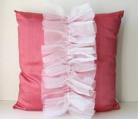 Cockscomb Flower Pink Pillow
