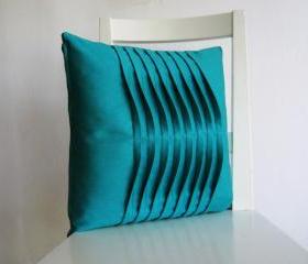 Turquoise Wave Pillow