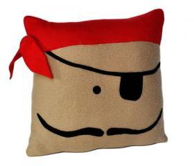 Pirate Painting Pillow