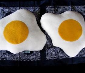 Fried Egg Pattern Pillow