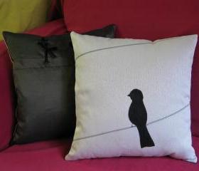 Lonely Kid Bird Pillow
